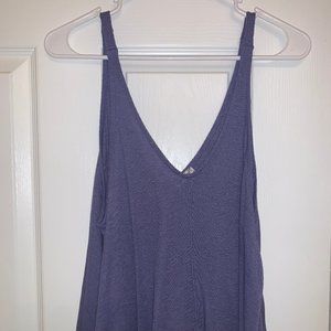 Free People Ribbed Flowy Tank Top